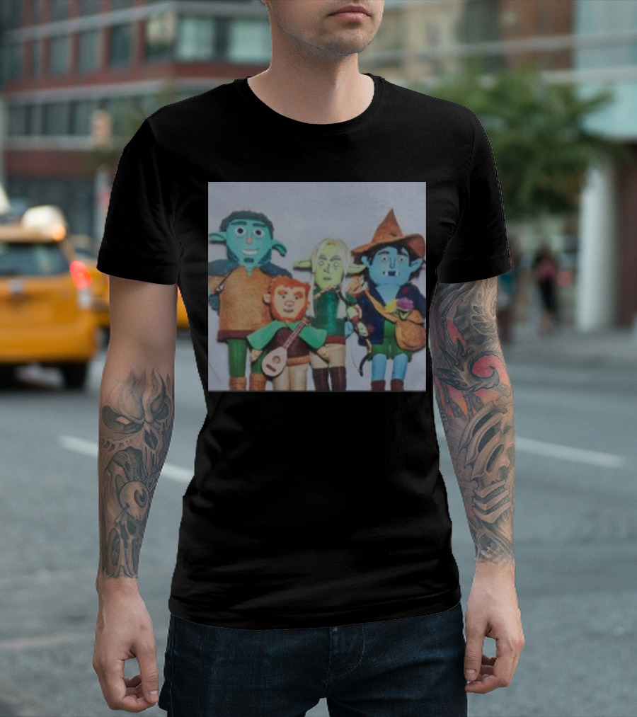 Tales From The Stinky Dragon Puppet Group Characters T-Shirt