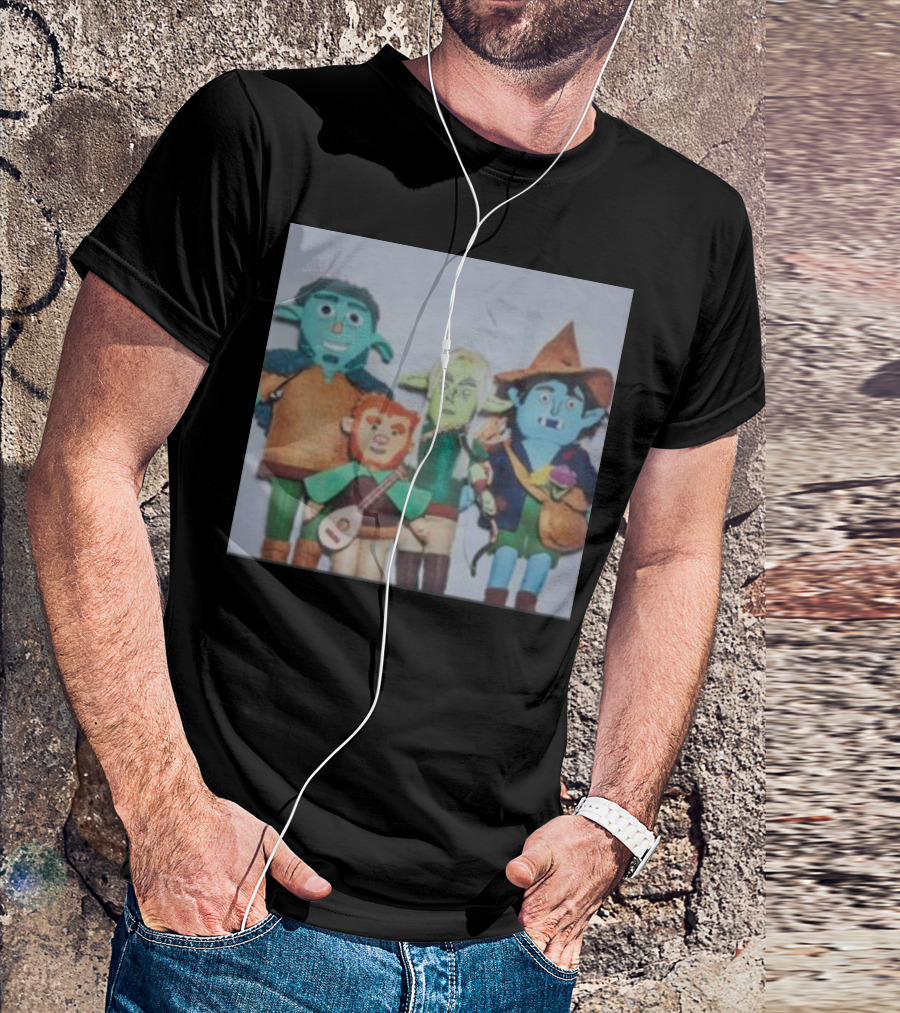 Tales From The Stinky Dragon Puppet Group Characters T-Shirt