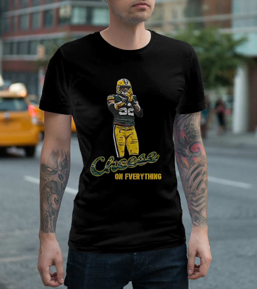 Cheese On Everything Rashan Gary Packers Fan Gear T-Shirt