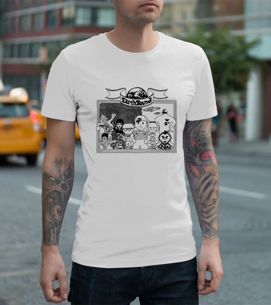 EarthBound Characters And Iconic Imagery Compilation T-Shirt