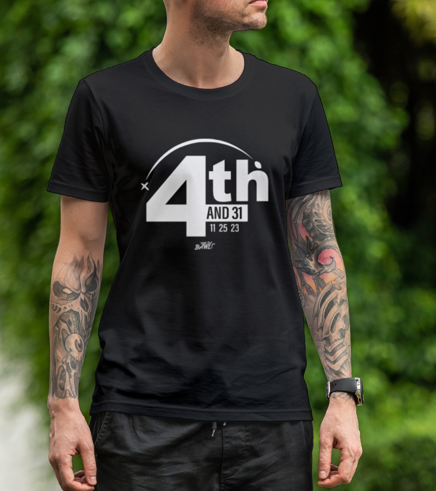 Rundaball Alabama 4Th And 31 11 25 23 T-Shirt