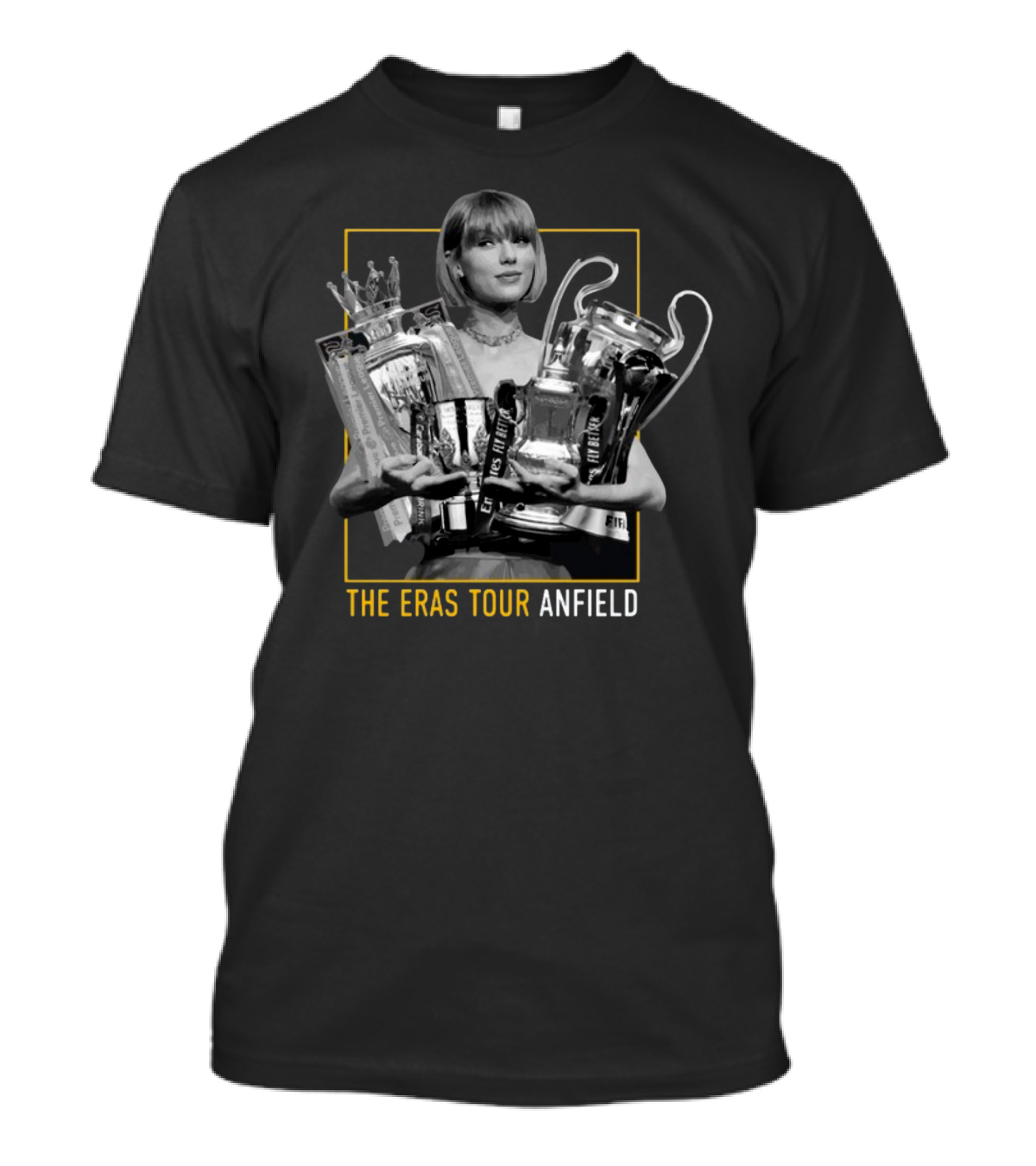 Taylor The Eras Tour Anfield UEFA Champions League Trophies T-Shirt