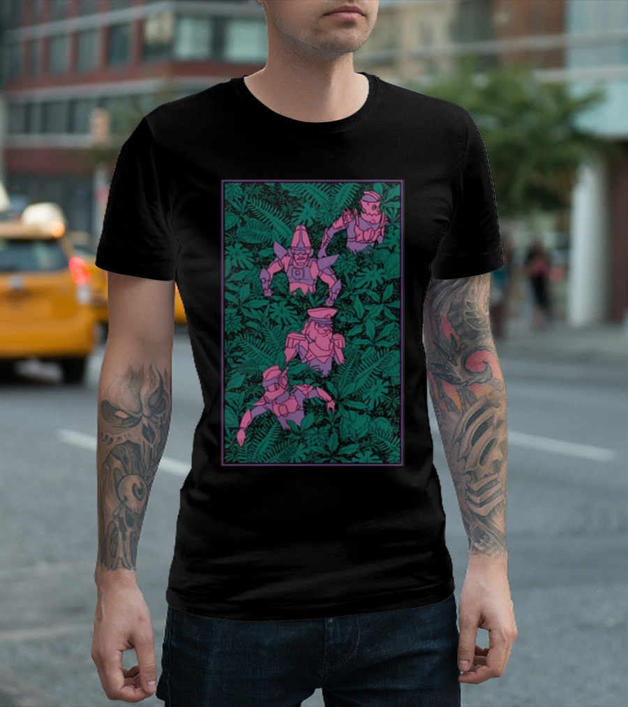Rainforest Robot Explorers Jungle Expedition T-Shirt