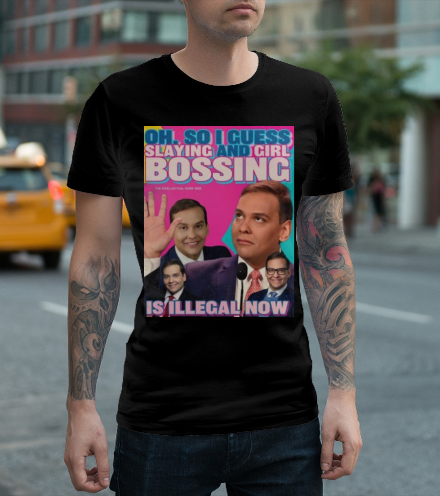 Oh So I Guess Slaying And Girl Bossing Is Illegal Now T-Shirt
