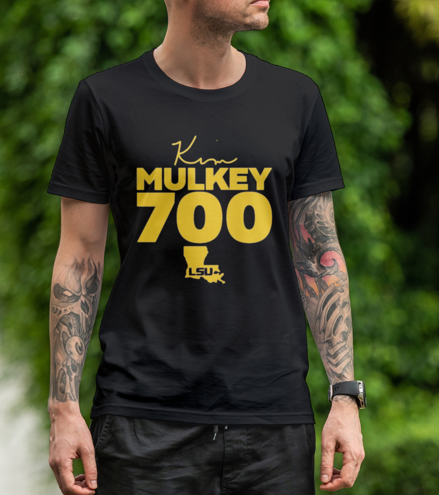Kim Mulkey 700 LSU Women's Basketball Achievement T-Shirt