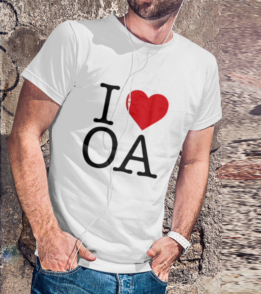 I Heart OA Symbolized Love For OA Movement T-Shirt