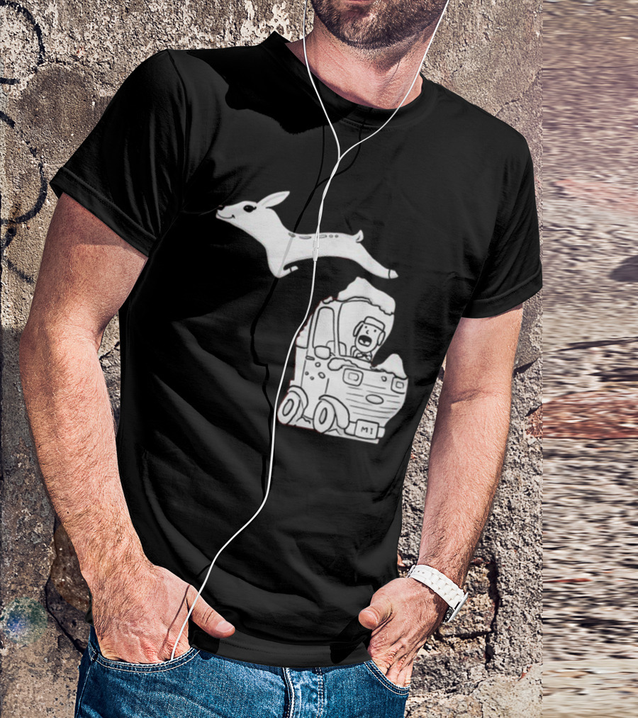 Michigan For Deer Ice Road Truck Journey T-Shirt