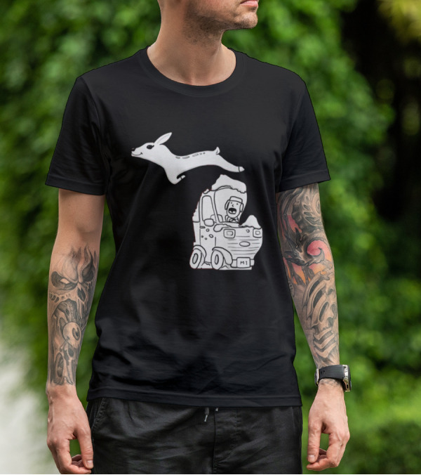 Michigan For Deer Ice Road Truck Journey T-Shirt