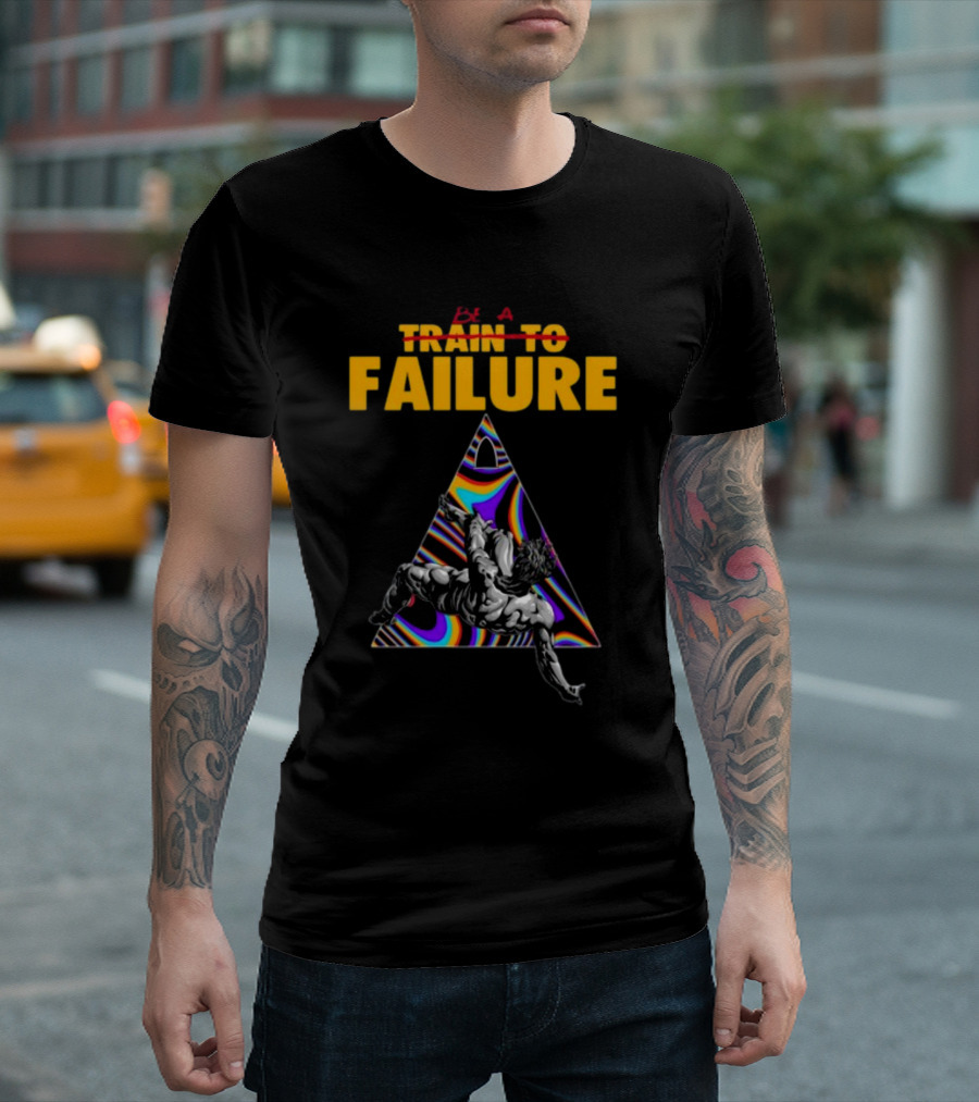 Raskol Apparel Be A Train To Failure Psychedelic Triangle T-Shirt