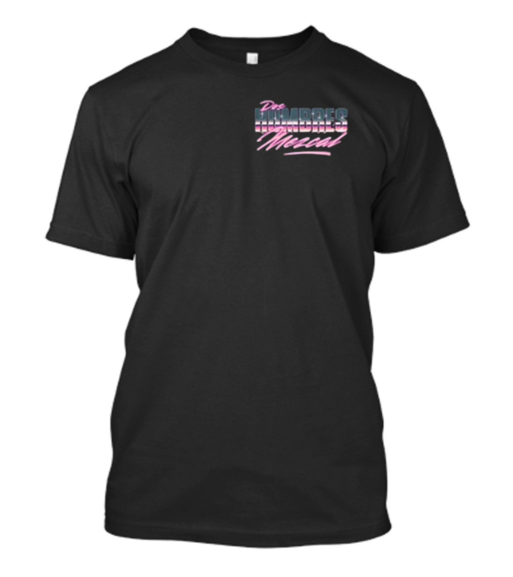 Dos Hombres Mezcal Pink Retro T-Shirt