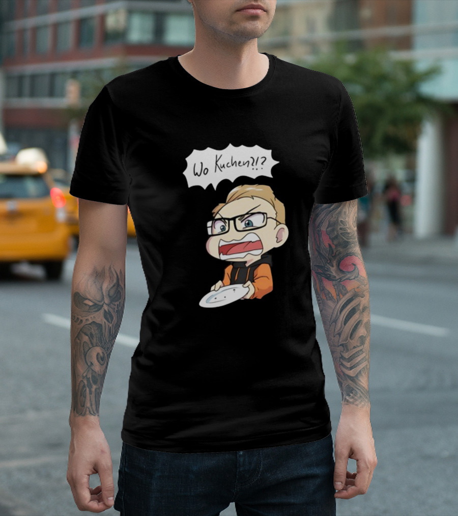 Wo Kuchen Kittycat Cakes Damen Comic Style Character T-Shirt