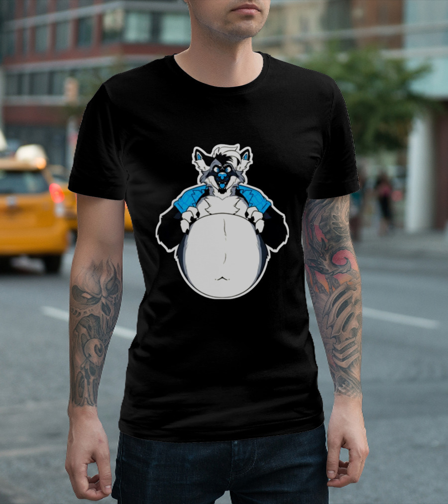 Sloshdog Jax's Cool Wolf Character T-Shirt
