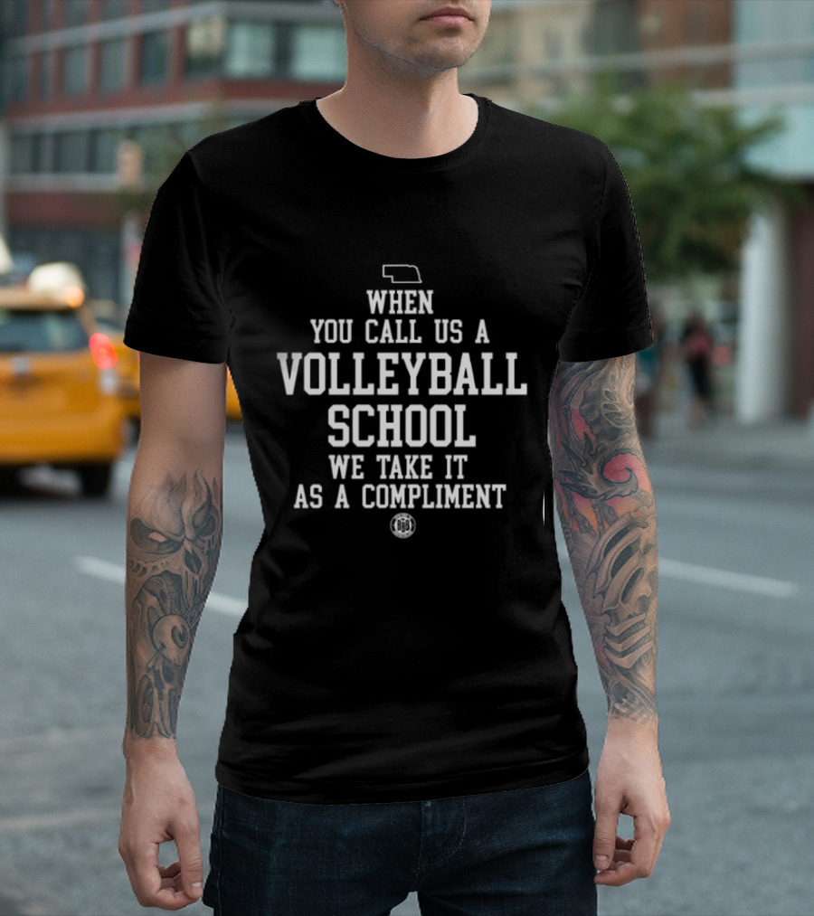 Nebraska Volleyball School Compliment Bbbprinting T-Shirt