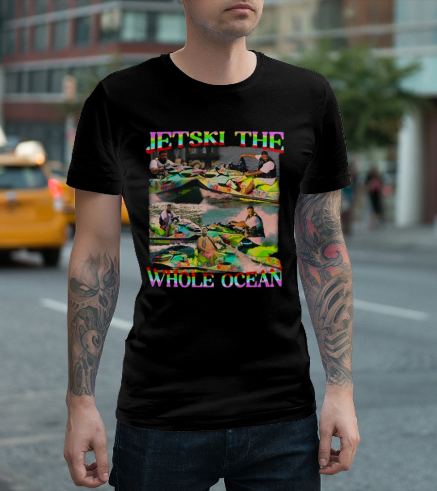 Dj Khaled Jetski The Whole Ocean Funnyahhtees T-Shirt