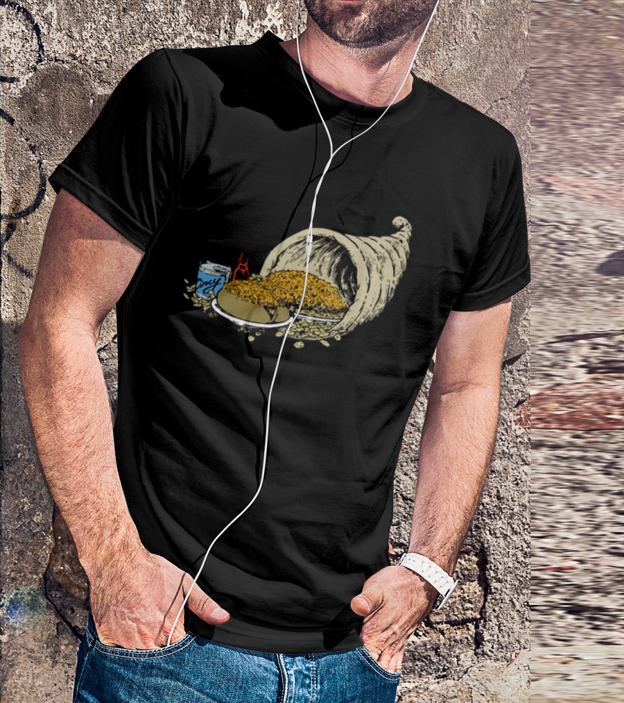 Cincy S Cincy Copia Cornucopia Chili Spaghetti And Hot Sauce T-Shirt