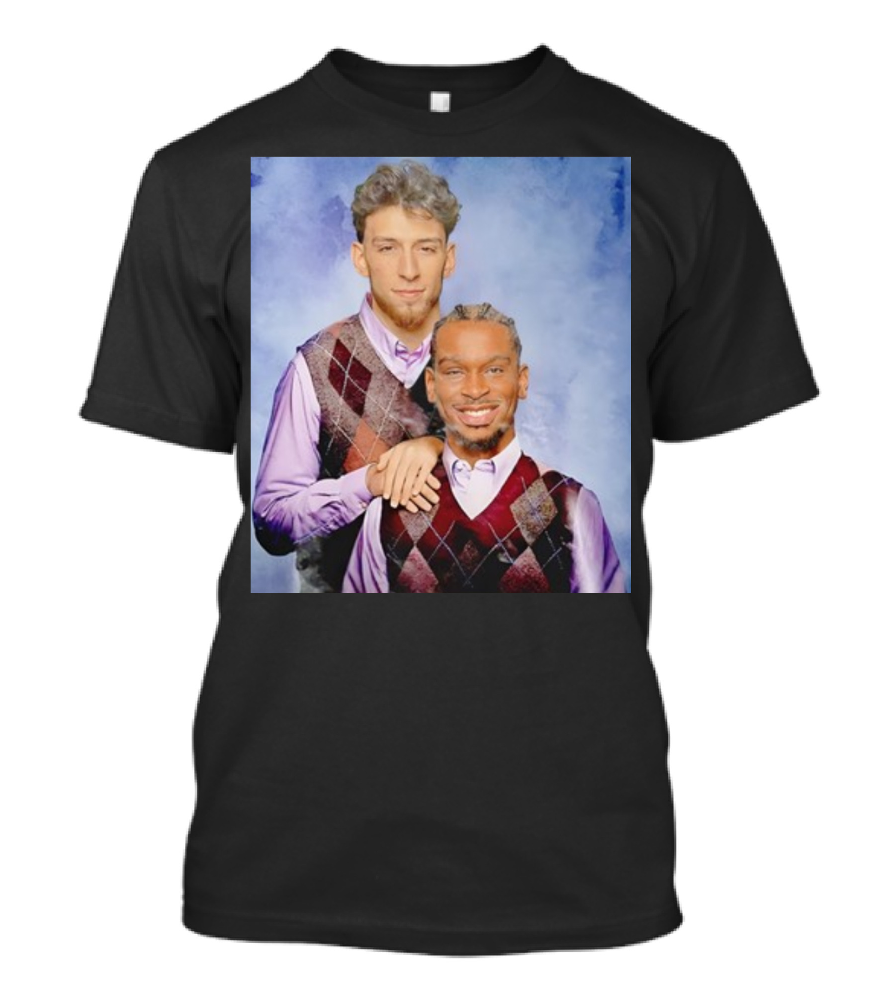 Chet Holmgren Shai Gilgeous Family Portrait Stepbrothers Sweater Look T-Shirt