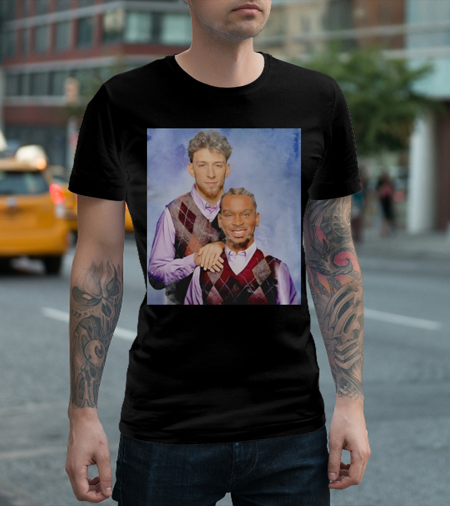 Chet Holmgren Shai Gilgeous Family Portrait Stepbrothers Sweater Look T-Shirt