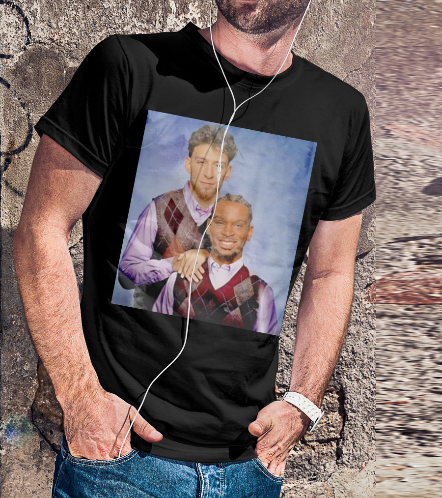 Chet Holmgren Shai Gilgeous Family Portrait Stepbrothers Sweater Look T-Shirt