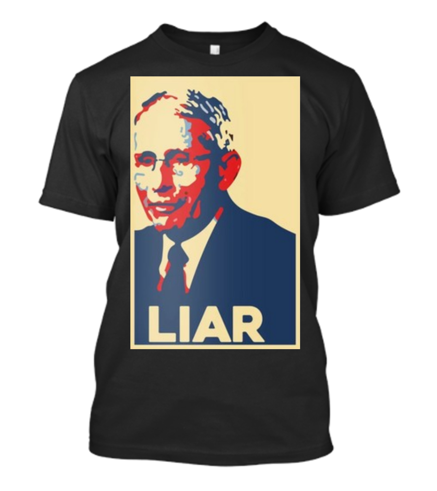 Liz Churchill Pathological Liar Dr. Fauci Hope Style Image T-Shirt