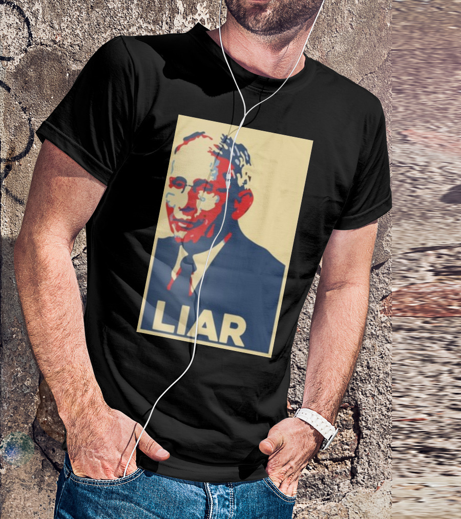 Liz Churchill Pathological Liar Dr. Fauci Hope Style Image T-Shirt
