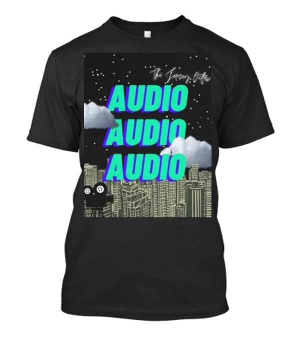 The Jersey Outlaw Audio Audio Audio Cityscape Night Scene T-Shirt