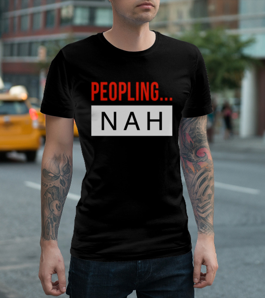 Peopling Nah Minimalist T-Shirt
