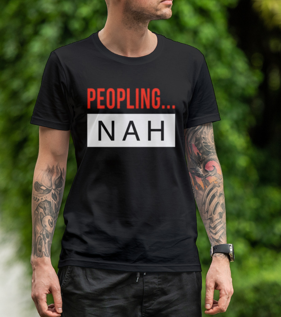 Peopling Nah Minimalist T-Shirt