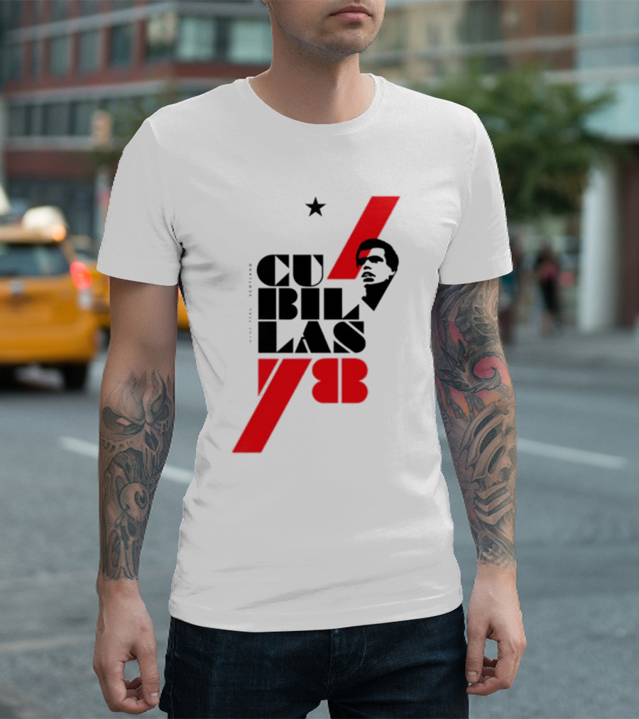 CUBILLAS 78 Star Iconic Red And Black T-Shirt