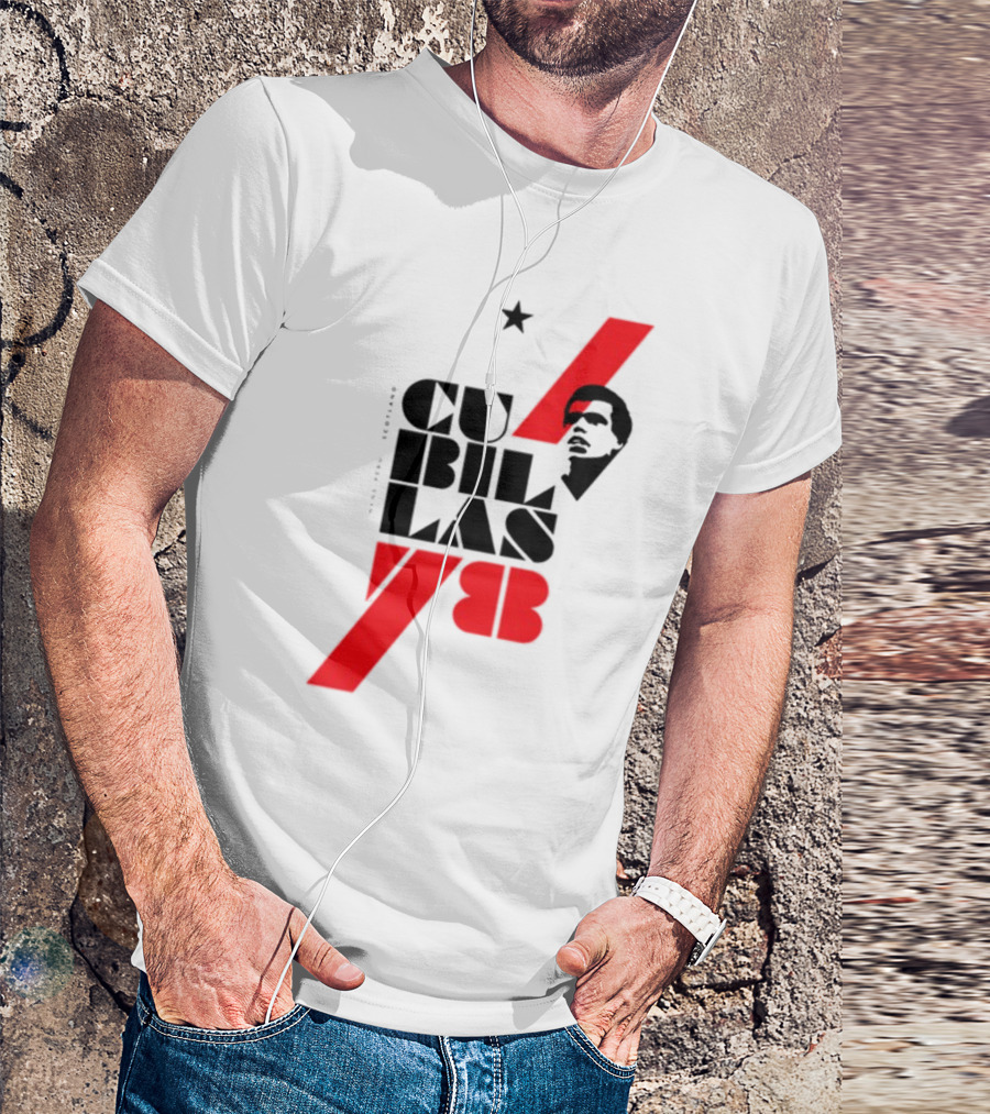 CUBILLAS 78 Star Iconic Red And Black T-Shirt