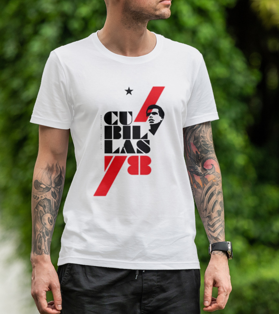 CUBILLAS 78 Star Iconic Red And Black T-Shirt