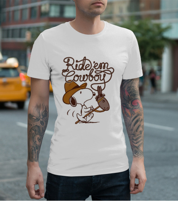 Ride Em Cowboy Snoopy T-Shirt