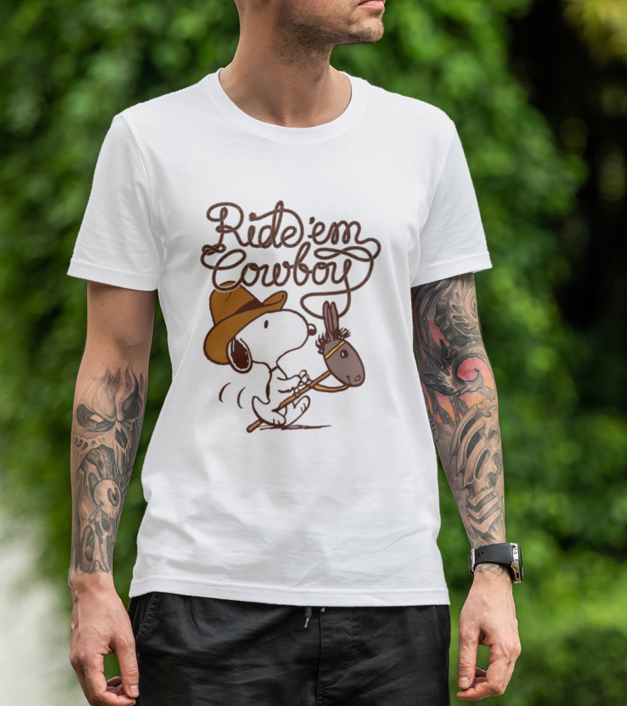 Ride Em Cowboy Snoopy T-Shirt