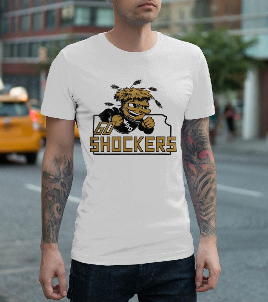 Wichita State University Go Shockers Mascot T-Shirt