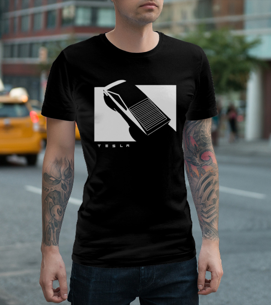Tesla Cybertruck Monochrome Concept T-Shirt