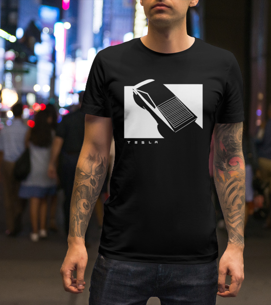 Tesla Cybertruck Monochrome Concept T-Shirt