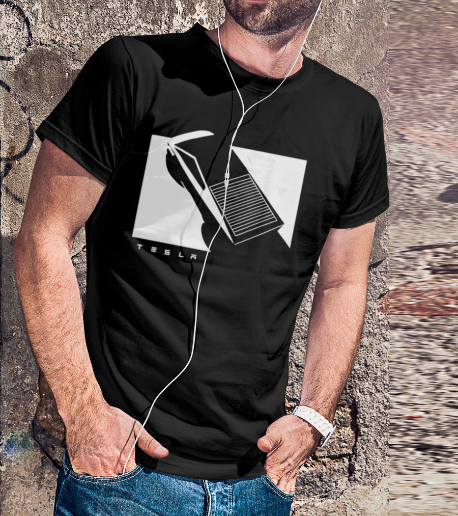 Tesla Cybertruck Monochrome Concept T-Shirt