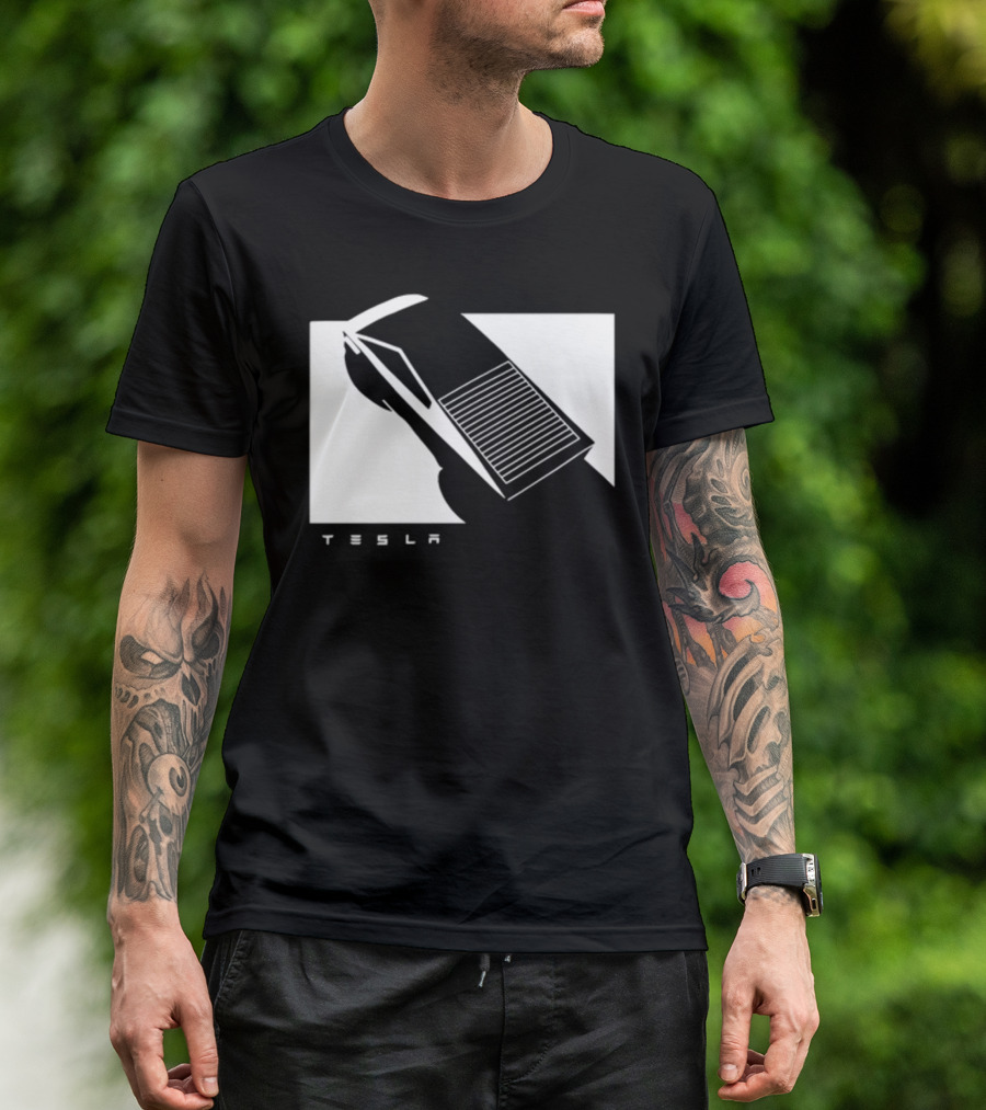 Tesla Cybertruck Monochrome Concept T-Shirt