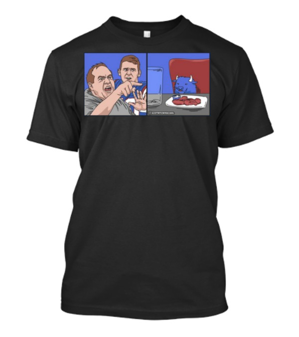 Sophtowncarl Angry Man Shouting At Blue Cat Meme T-Shirt