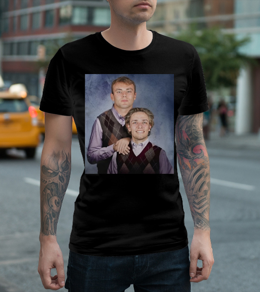 Carson Beck Brock Bowers Step Brothers Comedy Portrait T-Shirt