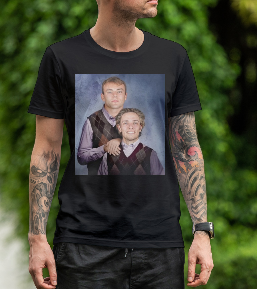 Carson Beck Brock Bowers Step Brothers Comedy Portrait T-Shirt
