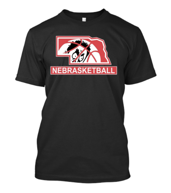 Nebraska Basketball Nebrasketball Lincoln State Mascot T-Shirt
