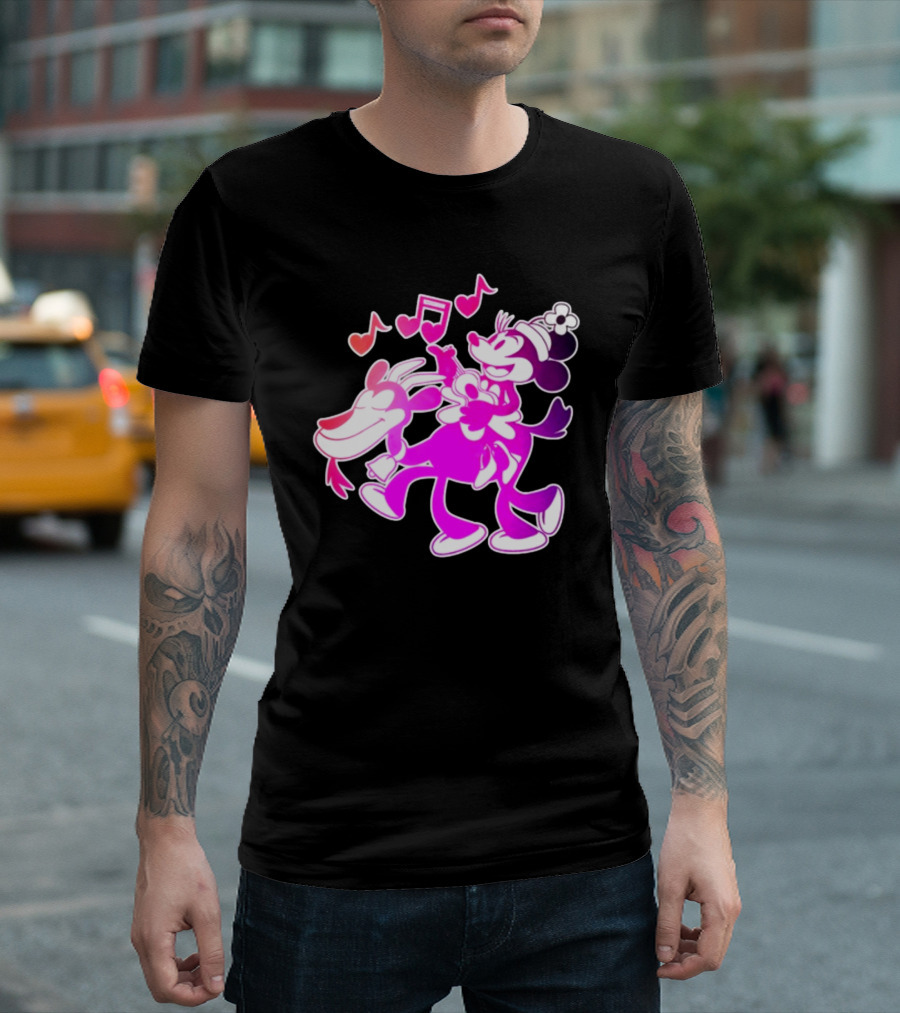 Pixelkitties Steamboat Minerva Musical Adventure Retro Cartoon T-Shirt