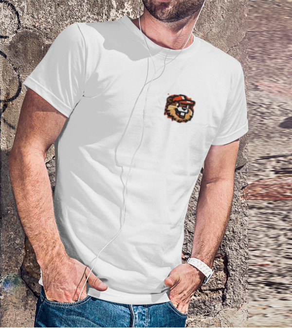 Digital Dam The Pac 2 Oregon State Beaver Retro Pixel T-Shirt