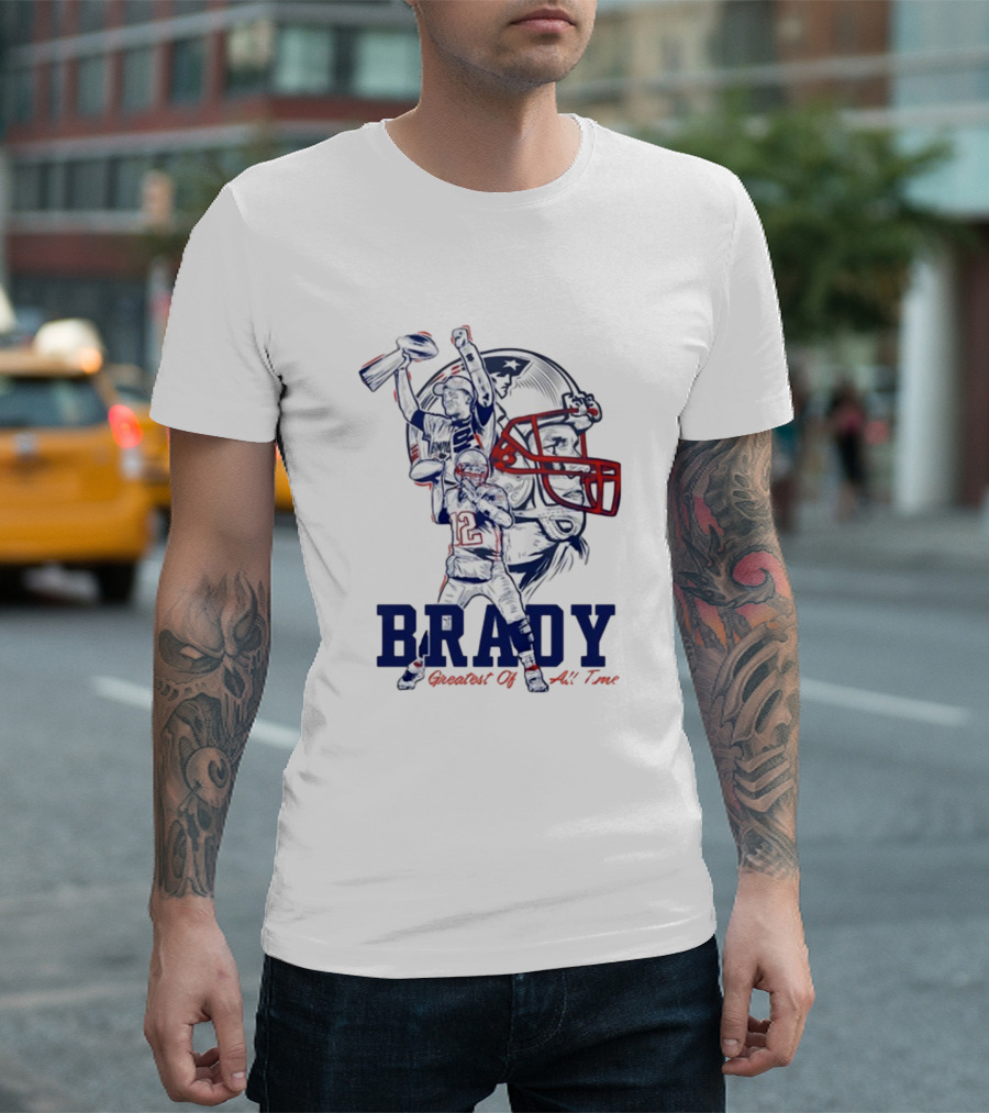 BRADY Greatest of All Time Patriots T-Shirt