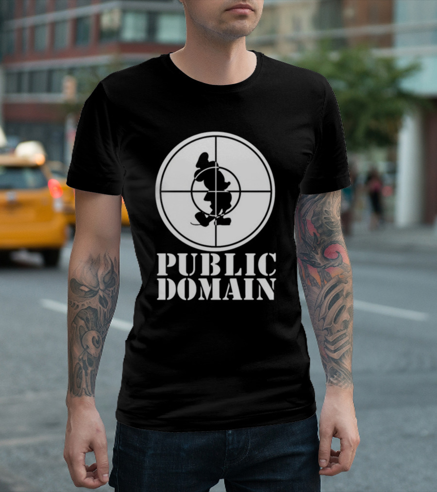 Public Domain Mickey Mouse Target T-Shirt