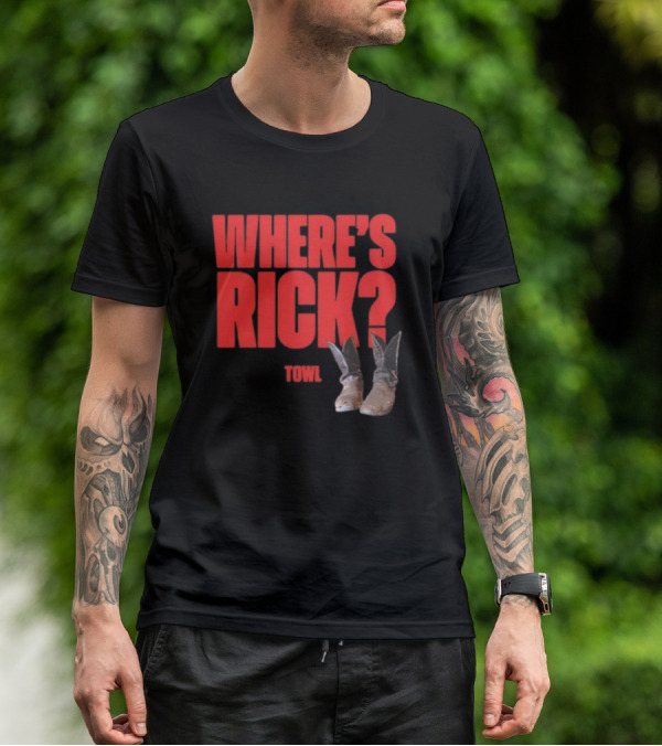 The Walking Dead Where's Rick Boots Towl T-Shirt