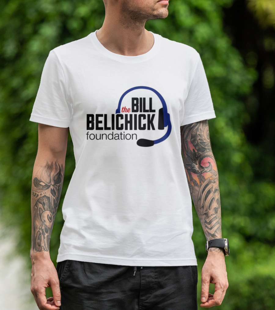 The Bill Belichick Foundation Headset T-Shirt