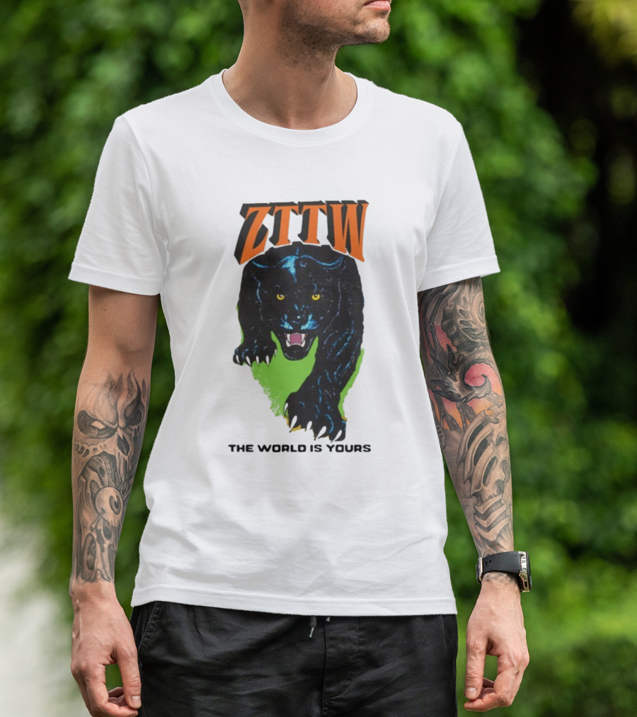 ZTTW The World Is Yours Black Panther T-Shirt