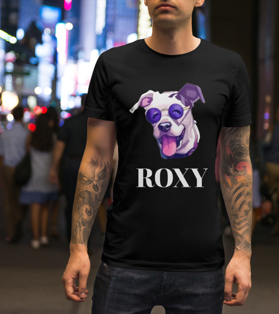 Too Cool Roxy Jbtv Purple Sunglasses Dog T-Shirt