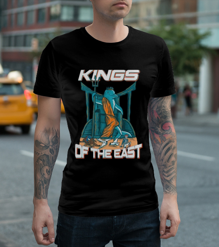 Nickysmokess Miami Dolphins Kings Of The East T-Shirt